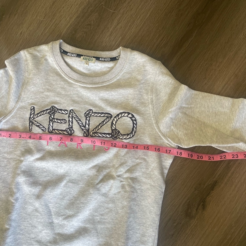 Kenzo Paris Gray Crewneck Sweatshirt - Picture 5 of 6